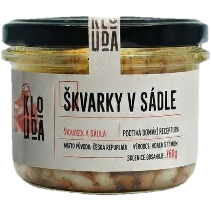 Maso Klouda Škvarky v sádle