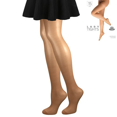 LADY tights 15 DEN punčochové kalhoty Lady B béžová L