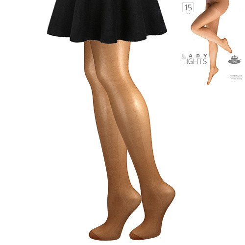 LADY tights 15 DEN punčochové kalhoty Lady B opal L