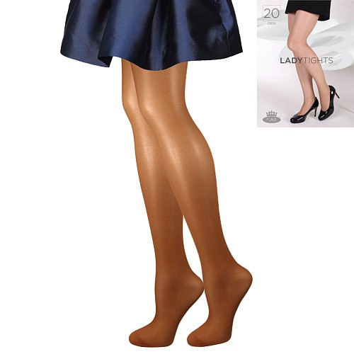 LADY tights 20 DEN punčochové kalhoty Lady B opal XXL