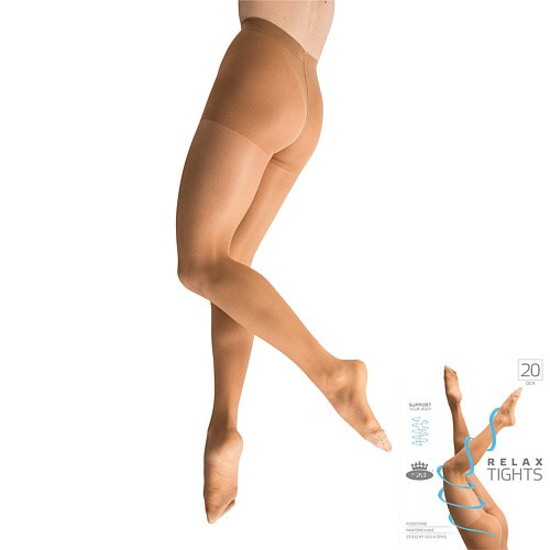RELAX tights 20 DEN kompresní punčochové kalhoty Lady B opal M