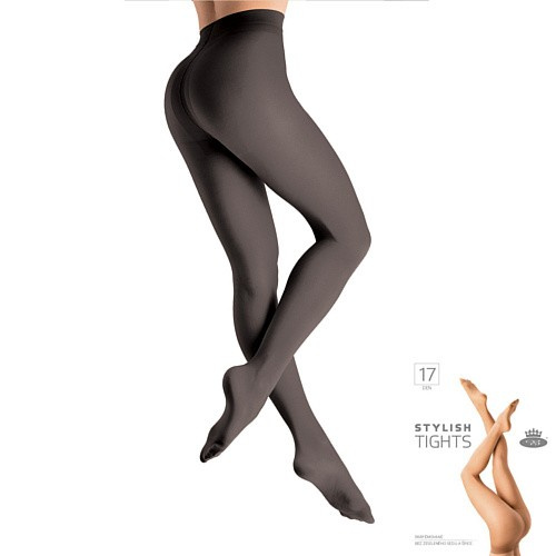 STYLISH tights 17 DEN punčochové kalhoty Lady B černá L
