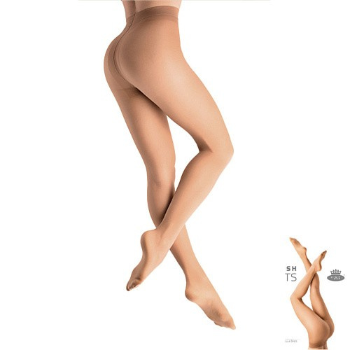 STYLISH tights 17 DEN punčochové kalhoty Lady B béžová M