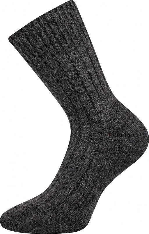 WILLIE vlněné silné zimní pletené ponožky VoXX 39-42 antracit