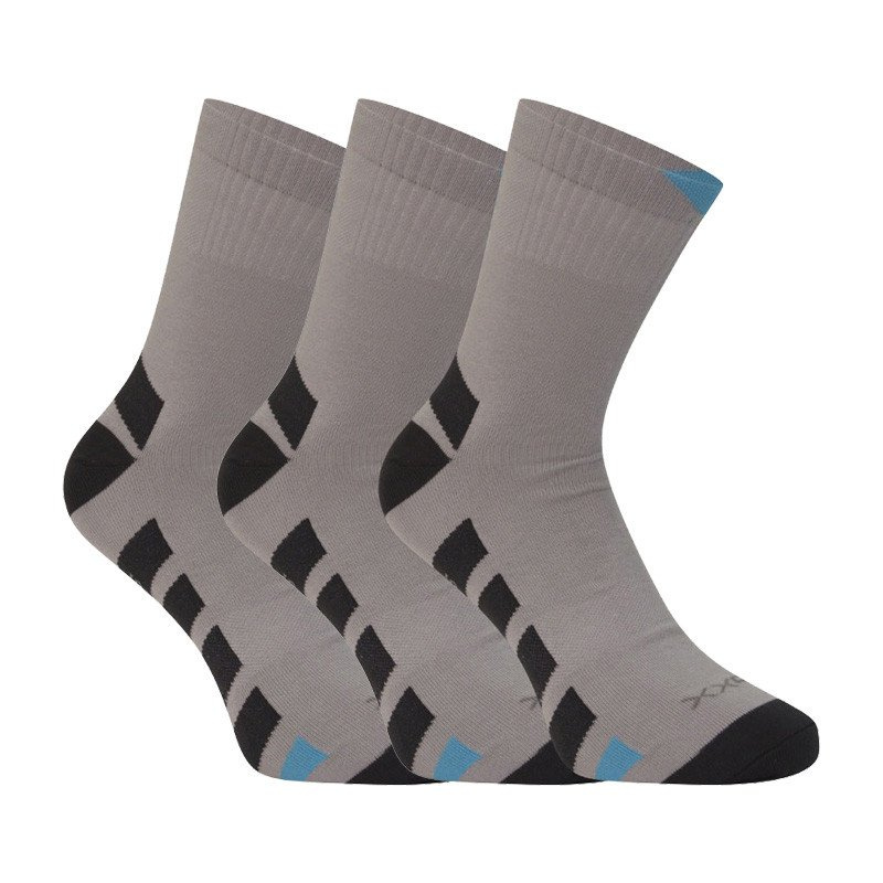 3PACK ponožky VoXX šedé (Gastl) M