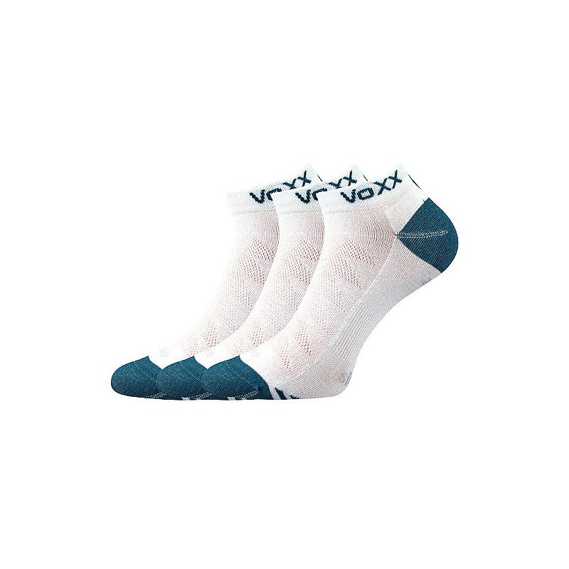 3PACK ponožky VoXX bambusové bílé (Bojar) L