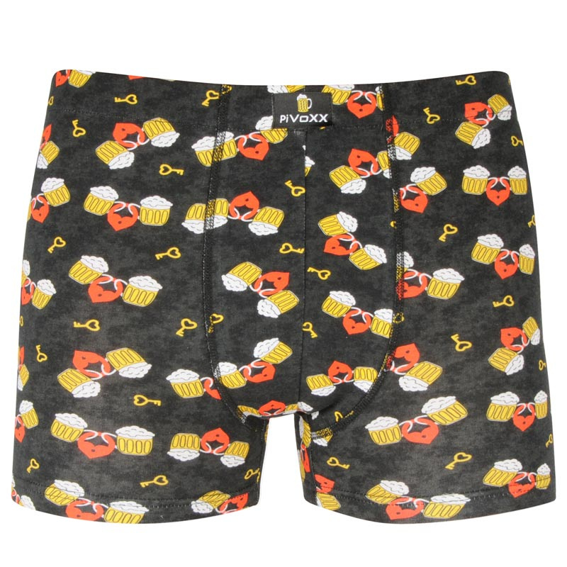 KEVIN IMAGE pánské pivní elastické boxerky - LOVE XXL