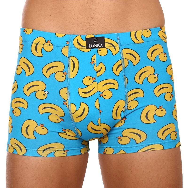 Pánské boxerky Lonka vícebarevné (Kevin-ducks) L, trenky / trenýrky