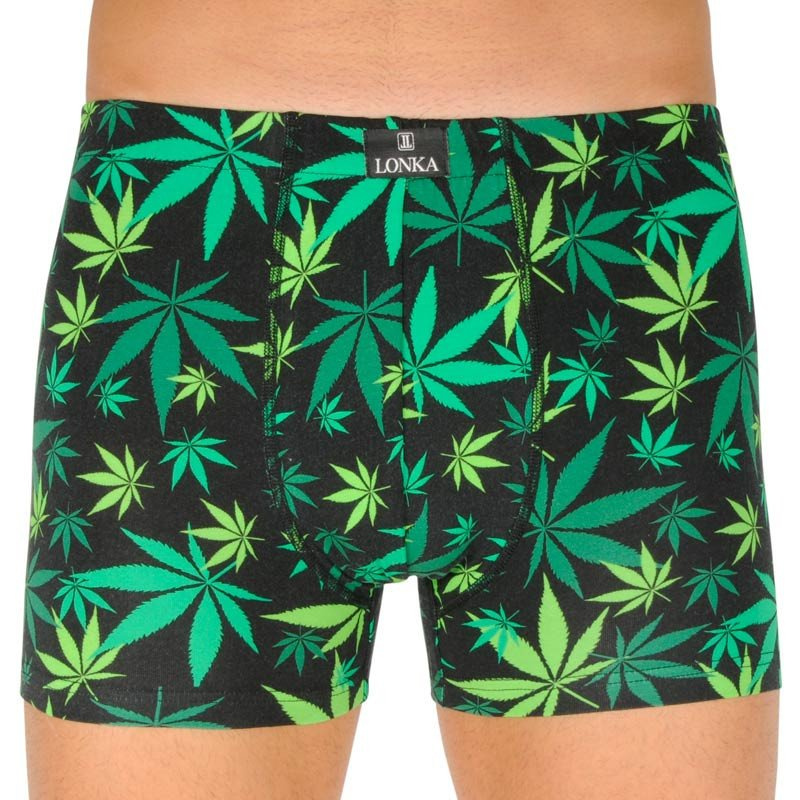KEVIN IMAGE pánské elastické boxerky - CANNABIS L