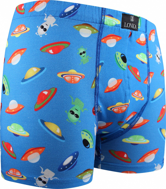KEVIN IMAGE pánské elastické boxerky - UFO L