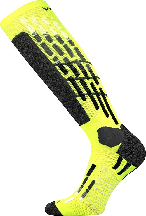 VXPRES kompresní antibakteriální podkolenky VoXX 43-46 žlutá