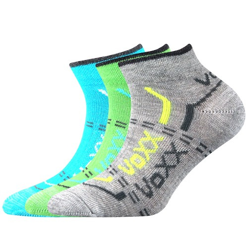 REXÍK 01 dětské sportovní kotníčkové ponožky VoXX 25-29 mix - UNISEX