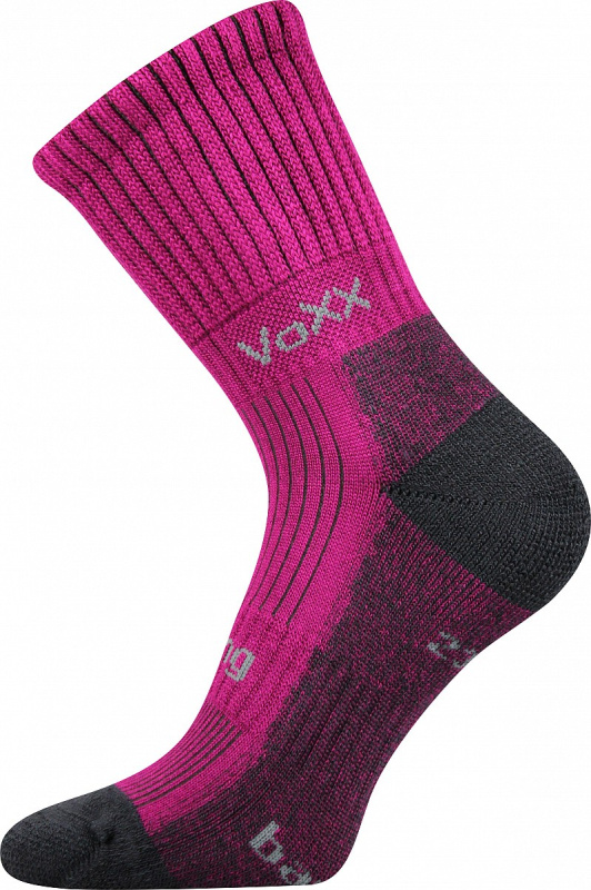 BOMBER COLOR bambusové zesílené ponožky VoXX 35-38 fuchsia