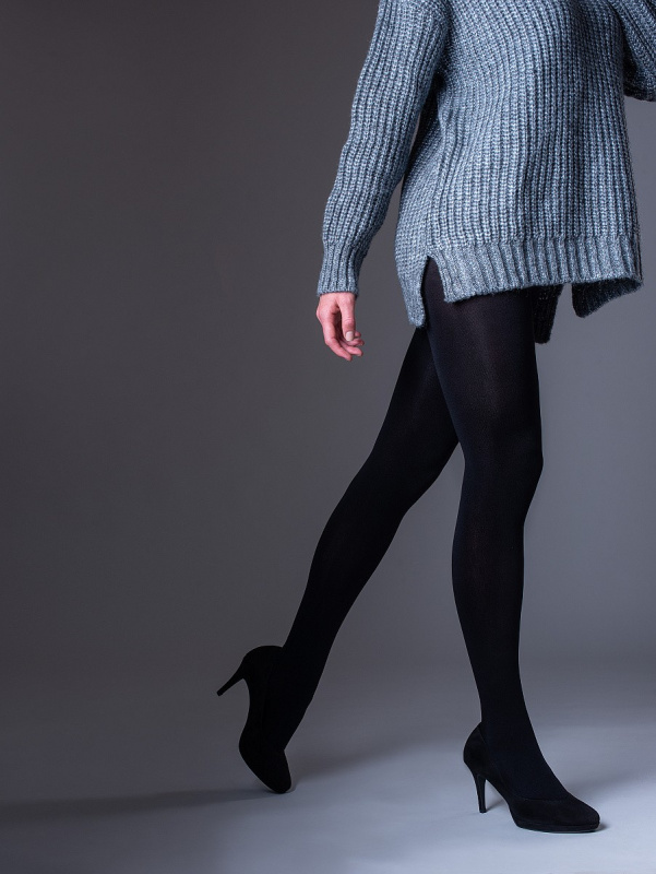 WINTER TIGHTS 200 DEN extra silné punčochové kalhoty Lady B černá M