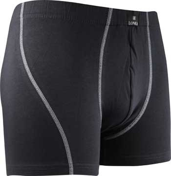 KAMIL pánské elastické boxerky Lonka tm. šedá XL