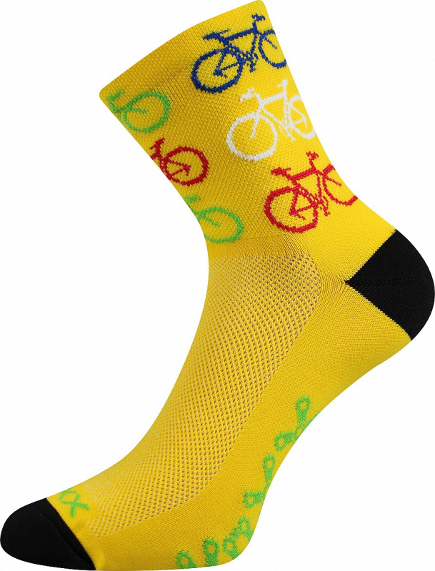 Ralf X funkční sportovní ponožky VoXX - BIKE 39-42 žlutá