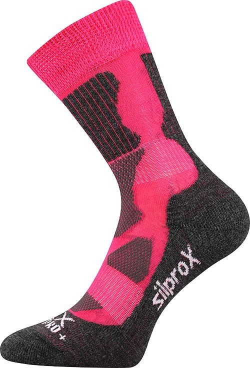 ETREX froté ponožky se stříbrem VoXX - PONOŽKY 39-42 růžová