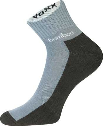 BROOKE bambusové kotníčkové ponožky VoXX 43-46 sv. šedá