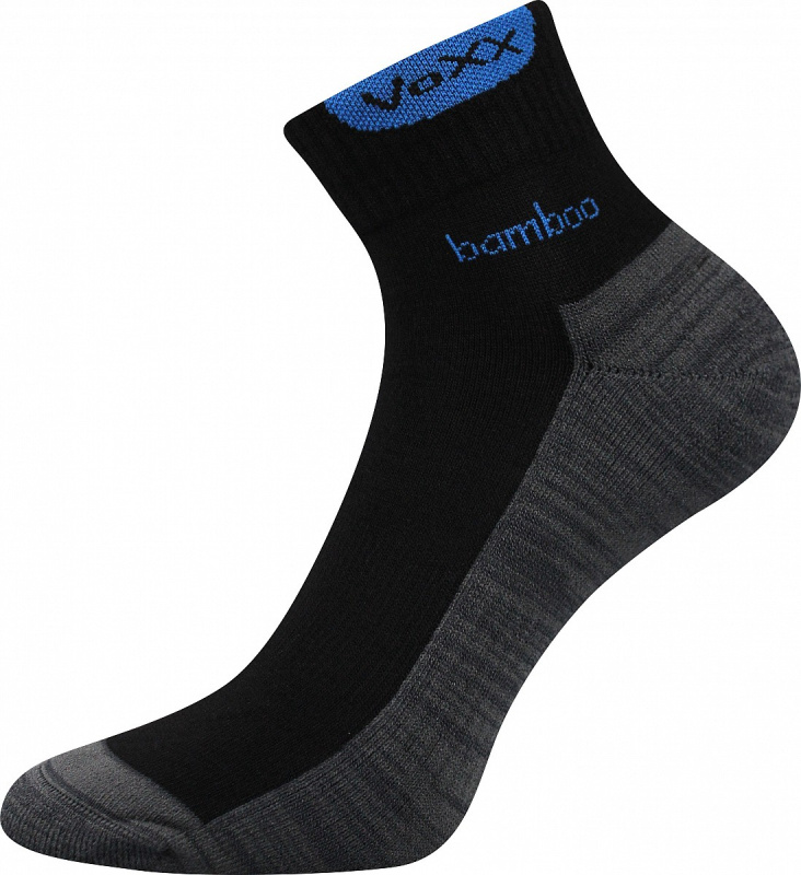 BROOKE bambusové kotníčkové ponožky VoXX 43-46 černá / modrá