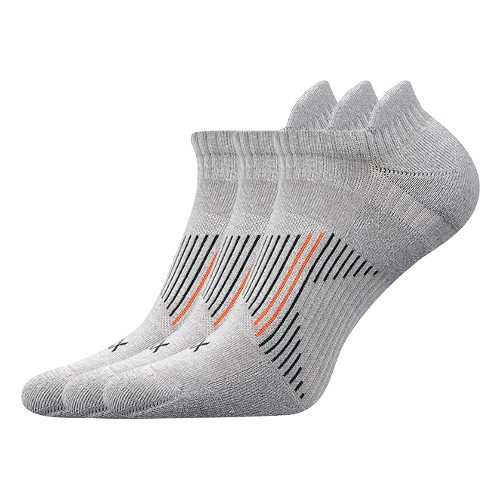 PATRIOT A kotníčkové sportovní ponožky VoXX 43-46 sv. šedá