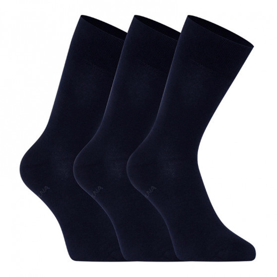 3PACK ponožky Lonka tmavě modré (Bioban) M