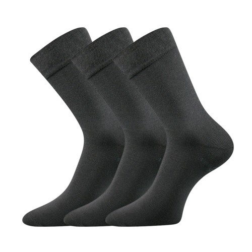 BIOBAN společenské BIO ponožky Lonka 39-42 tm. šedá