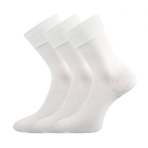 3PACK ponožky Lonka bílé (Bioban) XL