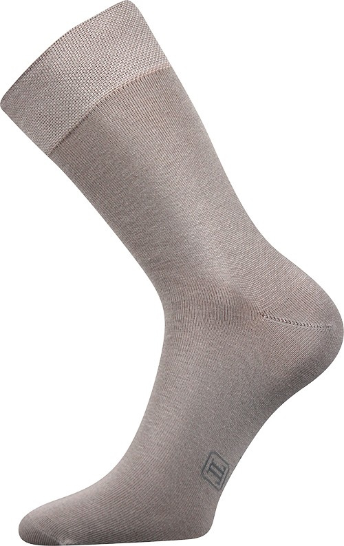 DECOLOR společenské ponožky Lonka 39-42 sv. šedá
