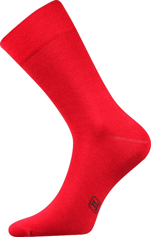 DECOLOR společenské ponožky Lonka 39-42 červená
