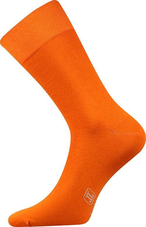 DECOLOR společenské ponožky Lonka 43-46 oranžová