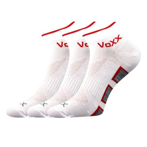 DUKATON kotníčkové sportovní ponožky se stříbrem VoXX 39-42 bílá
