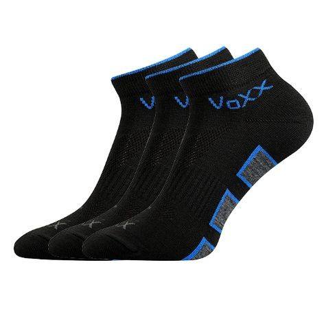 DUKATON kotníčkové sportovní ponožky se stříbrem VoXX 39-42 černá