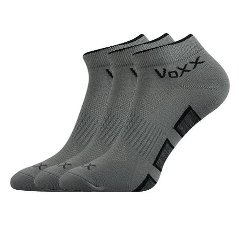 DUKATON kotníčkové sportovní ponožky se stříbrem VoXX 43-46 sv. šedá