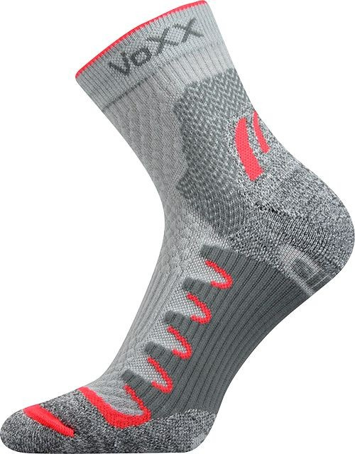 SYNERGY II sportovní antibakteriální ponožky VoXX 35-38 sv. šedá