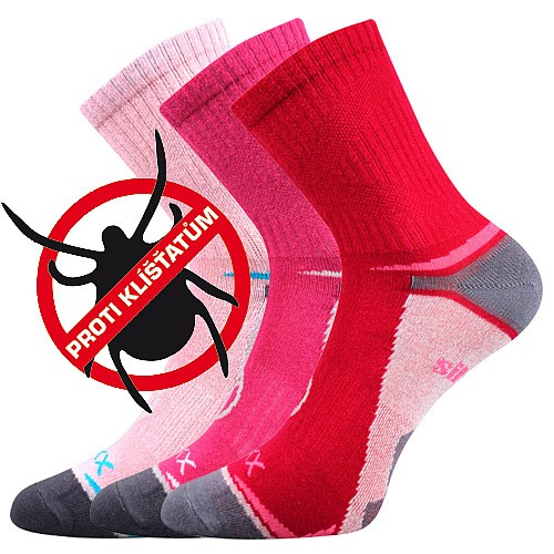 OPTIFANIK 03 dětské ponožky proti klíšťatům VoXX 30-34 mix - HOLKA