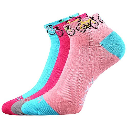REX 13 sportovní kotníčkové ponožky VoXX - CYKLO 39-42 mix - ŽENA