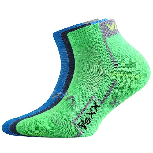 KATOIK dětské kotníčkové ponožky se stříbrem VoXX 35-38 mix - CHLAPEC