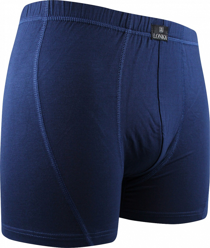 NORBERT funkční bambusové boxerky Lonka tm. modrá XL