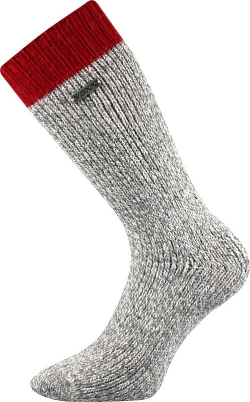 HAUMEA extra teplé vlněné ponožky VoXX 39-42 tm. červená