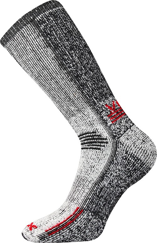 ORBIT extra teplé vlněné merino ponožky VoXX 35-38 červená