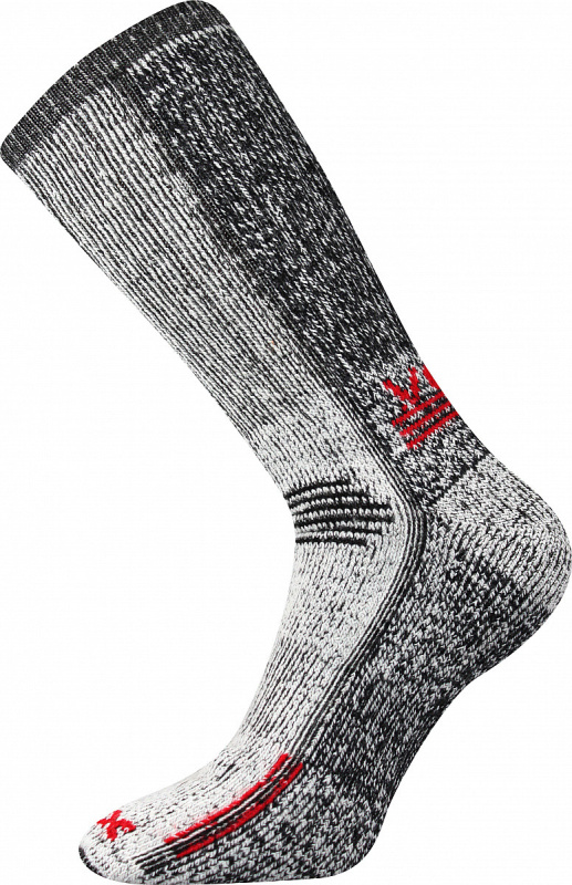 ORBIT extra teplé vlněné merino ponožky VoXX 39-42 červená