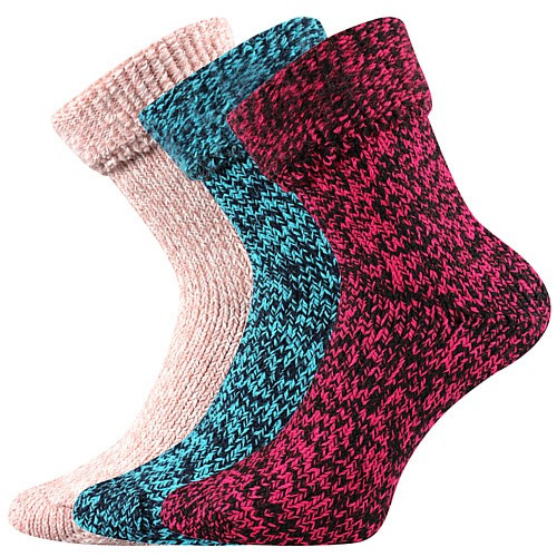TERY extra silné teplé ponožky VoXX 35-38 mix barev