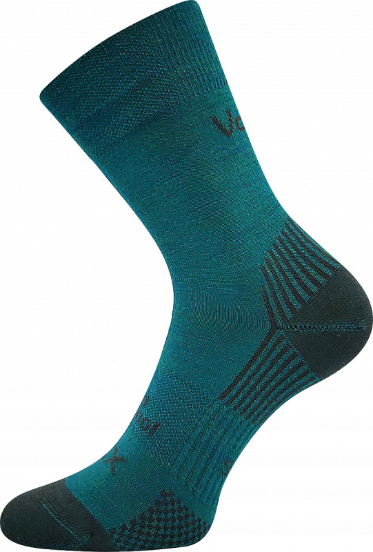 OPTIMUS sportovní merino vlněné ponožky VoXX 39-42 modrá / zelená