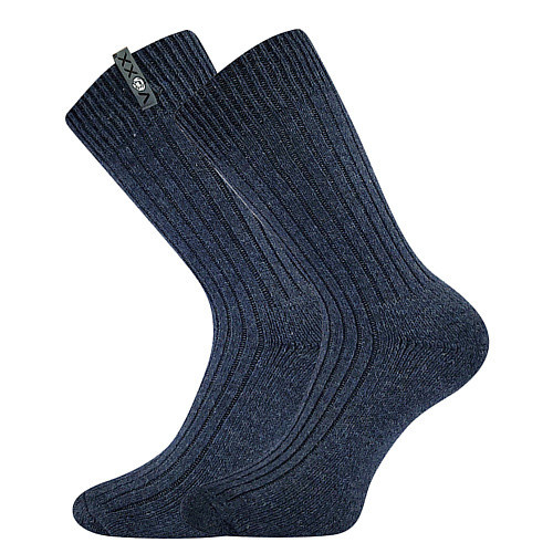 ALJAŠKA silné thermo pletené ponožky VoXX 35-38 jeans