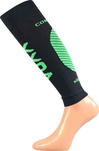 PROTECT kompresní návlek VoXX - LÝTKO tm. šedá L / XL
