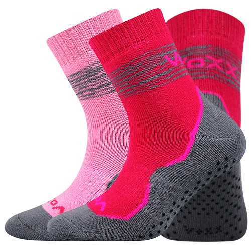 PRIME ABS dětské froté ponožky s protiskluzem VoXX 30-34 mix - HOLKA