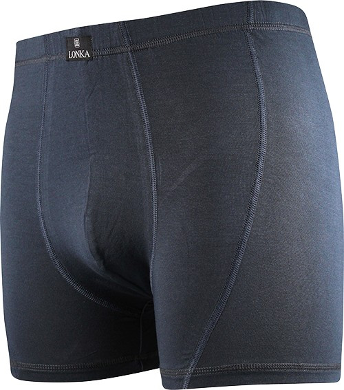 BERNARD pánské boxerky z modalu Lonka tm. šedá XL