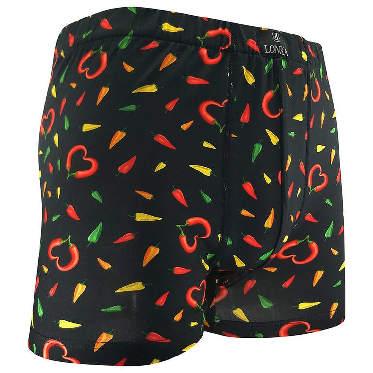 Pánské boxerky Lonka vícebarevné (Kevin-Peppers) XL, trenky / trenýrky