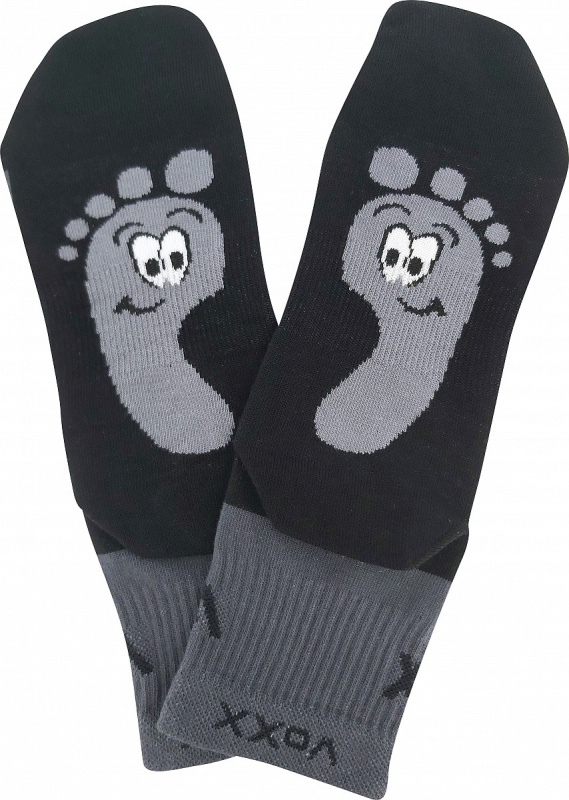 BAREFOOTAN sportovní barefootové ponožky VoXX 35-38 tm. šedá