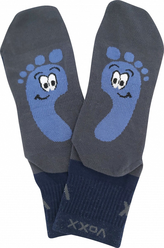 BAREFOOTAN sportovní barefootové ponožky VoXX 43-46 tm. modrá